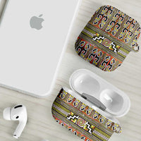 Maori Matariki AirPods Case Yellow Galaxy Aesthetic Koru Art