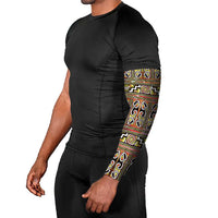 Maori Matariki Arm Sleeves Yellow Galaxy Aesthetic Koru Art