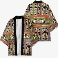 Maori Matariki Kimono Yellow Galaxy Aesthetic Koru Art