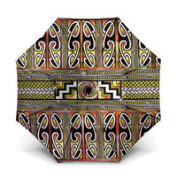 Maori Matariki Umbrella Yellow Galaxy Aesthetic Koru Art