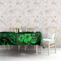 Hawaii King Kamehameha Tablecloth Polynesian Pattern Green Version LT01 - Polynesian Pride