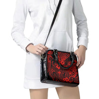 Hawaii King Kamehameha Shoulder Handbag Polynesian Pattern Red Version LT01 - Polynesian Pride
