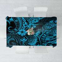Hawaii Pineapple Tablecloth Polynesian Pattern Sky Blue Version LT01 Blue - Polynesian Pride