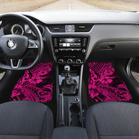 Hawaii Shark Car Mats Polynesian Pattern Pink Version LT01 - Polynesian Pride