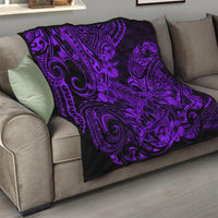 Hawaii Shark Quilt Polynesian Pattern Purple Version LT01 - Polynesian Pride