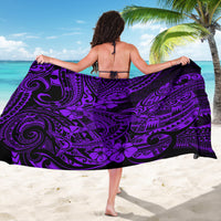 Hawaii Shark Sarong Polynesian Pattern Purple Version LT01 - Polynesian Pride
