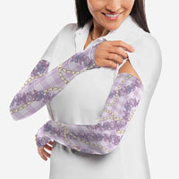 Pua Kalaunu Lei Arm Sleeves Palaka Pattern