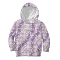 Pua Kalaunu Lei Kid Hoodie Palaka Pattern