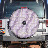 Pua Kalaunu Lei Spare Tire Cover Palaka Pattern