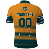 Custom Rugby Australia Polo Shirt Junior Wallabies Go Champions