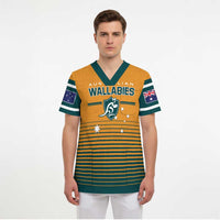 Custom Rugby Australia Scrub Top Junior Wallabies Go Champions - Polynesian Pride