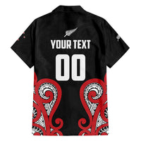 Custom Rugby New Zealand Family Matching Summer Maxi Dress and Hawaiian Shirt Baby Black Go Champions LT01 - Polynesian Pride