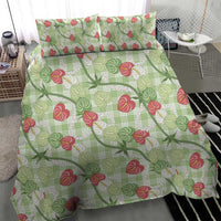 Anthurium Pikake Ti Leaf Palaka Bedding Set Green Version