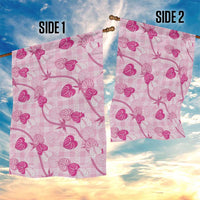Anthurium Pikake Ti Leaf Palaka Garden Flag Pink Version
