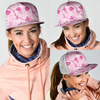 Anthurium Pikake Ti Leaf Palaka Mesh Trucker Cap Pink Version