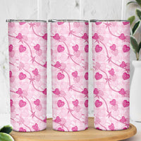 Anthurium Pikake Ti Leaf Palaka Skinny Tumbler Pink Version