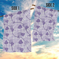 Anthurium Pikake Ti Leaf Palaka Garden Flag Purple Version