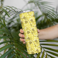 Anthurium Pikake Ti Leaf Palaka Skinny Tumbler Yellow Version