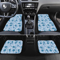 Anthurium Pikake Ti Leaf Palaka Car Mats Blue Version
