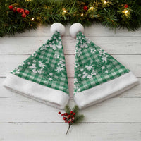 Hibiscus Pakala Emerald Green Christmas Santa Hat Tropical Floral Stylized - Polynesian Pride