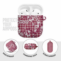 Hibiscus Pakala Royal Magenta AirPods Case Tropical Floral Stylized - Polynesian Pride