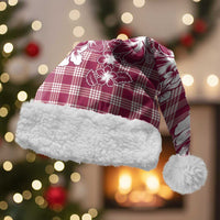 Hibiscus Pakala Royal Magenta Christmas Santa Hat Tropical Floral Stylized - Polynesian Pride