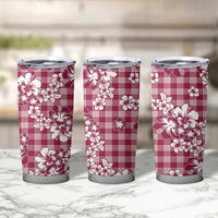 Hibiscus Pakala Royal Magenta Tumbler Cup Tropical Floral Stylized LT01 - Polynesian Pride