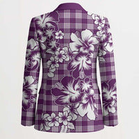 Hibiscus Pakala Sweetie Purple Blazer Tropical Floral Stylized LT01 - Polynesian Pride