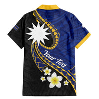 Personalised Nauru Family Matching Mermaid Dress and Hawaiian Shirt Naoero Proud Plumeria LT01 - Polynesian Pride