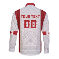 Tonga Rugby Custom Long Sleeve Button Shirt Tonga Sea Eagles Go Champions