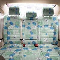 Hawaii Anthurium Tiare Pikake Lei Back Car Seat Cover Omaomao Lauhala Art Pattern