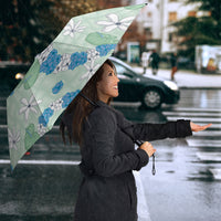 Hawaii Anthurium Tiare Pikake Lei Umbrella Omaomao Lauhala Art Pattern