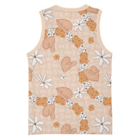 Hawaii Anthurium Tiare Pikake Lei Basketball Jersey Alani Lauhala Art Pattern