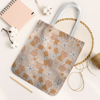 Hawaii Anthurium Tiare Pikake Lei Tote Bag Alani Lauhala Art Pattern