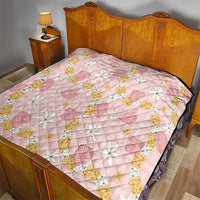 Hawaii Anthurium Tiare Pikake Lei Quilt Akala Lauhala Art Pattern