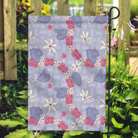 Hawaii Anthurium Tiare Pikake Lei Garden Flag Poni Lauhala Art Pattern