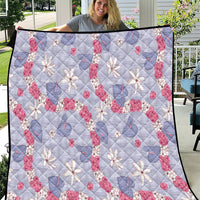 Hawaii Anthurium Tiare Pikake Lei Quilt Poni Lauhala Art Pattern