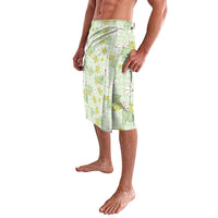 Hawaii Anthurium Tiare Pikake Lei Lavalava Sage Green Lauhala Art Pattern