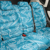 Tahiti Ninamu Tiare Floral Back Car Seat Cover Monstera Palm Tropical Leaves - Polynesian Pride
