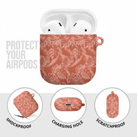 Tahiti Puatou Tiare Floral AirPods Case Monstera Palm Tropical Leaves - Polynesian Pride