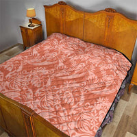 Tahiti Puatou Tiare Floral Quilt Monstera Palm Tropical Leaves - Polynesian Pride
