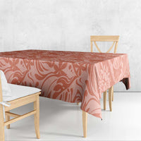 Tahiti Puatou Tiare Floral Tablecloth Monstera Palm Tropical Leaves - Polynesian Pride