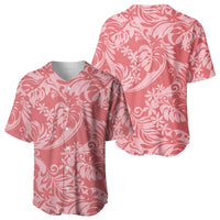 Tahiti Tarona Tiare Floral Baseball Jersey Monstera Palm Tropical Leaves - Polynesian Pride