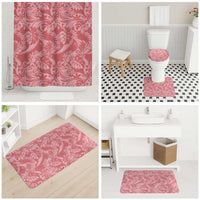 Tahiti Tarona Tiare Floral Bathroom Set Monstera Palm Tropical Leaves LT01 - Polynesian Pride