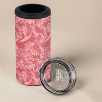 Tahiti Tarona Tiare Floral 4 in 1 Can Cooler Tumbler Monstera Palm Tropical Leaves - Polynesian Pride