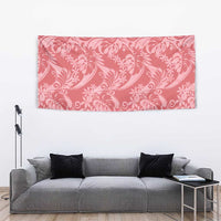 Tahiti Tarona Tiare Floral Tapestry Monstera Palm Tropical Leaves - Polynesian Pride