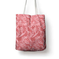 Tahiti Tarona Tiare Floral Tote Bag Monstera Palm Tropical Leaves - Polynesian Pride
