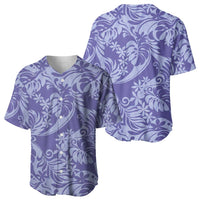 Tahiti Vareau Tiare Floral Baseball Jersey Monstera Palm Tropical Leaves - Polynesian Pride