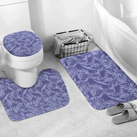 Tahiti Vareau Tiare Floral Bathroom Set Monstera Palm Tropical Leaves - Polynesian Pride
