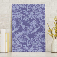 Tahiti Vareau Tiare Floral Canvas Wall Art Monstera Palm Tropical Leaves - Polynesian Pride
